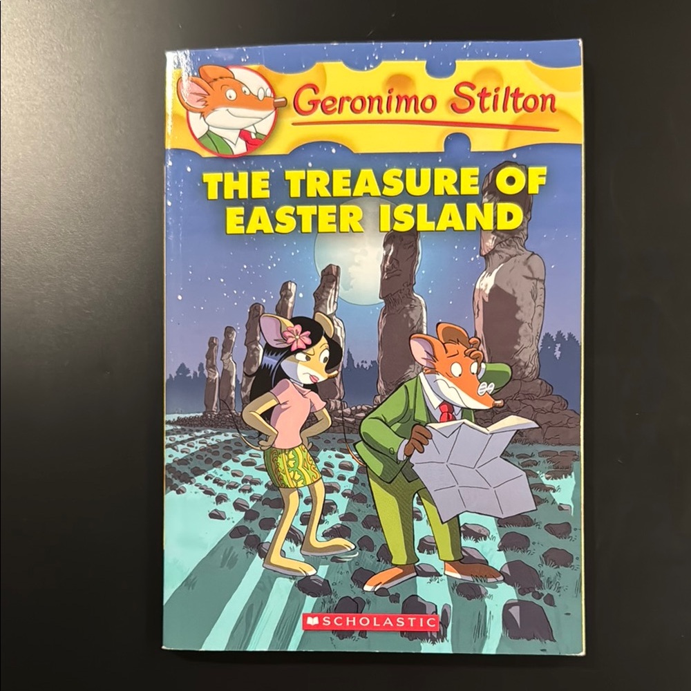 Geronimo Stilton #60: The Treasure of Easter Island - Scholastic Paperback Novel